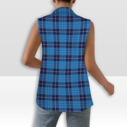ScotsTee Shop Scottish Douglas Variation Women's Tartan Sleeveless Blazer Suit Vest