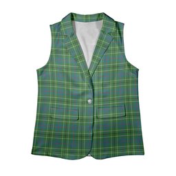 ScotsTee Shop Scottish Duncan Ancient Clan Women's Tartan Sleeveless Blazer Suit Vest