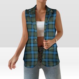 ScotsTee Shop Scottish Fergusson Ancient Women's Tartan Sleeveless Blazer Suit Vest
