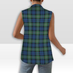 ScotsTee Shop Scottish Forbes Ancient Women's Tartan Sleeveless Blazer Suit Vest
