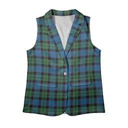 ScotsTee Shop Scottish Ferguson of Balquhidder Ancient Women's Tartan Sleeveless Blazer Suit Vest