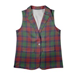 ScotsTee Shop Scottish Fraser of Altyre Modern Women's Tartan Sleeveless Blazer Suit Vest