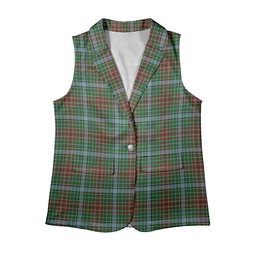 ScotsTee Shop Scottish Gayre Women's Tartan Sleeveless Blazer Suit Vest