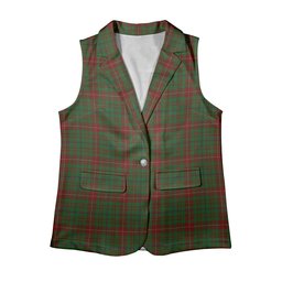 ScotsTee Shop Scottish Fulton Women's Tartan Sleeveless Blazer Suit Vest