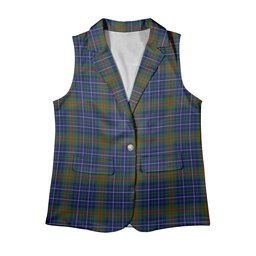 ScotsTee Shop Scottish Edmonstone of Duntreath Women's Tartan Sleeveless Blazer Suit Vest