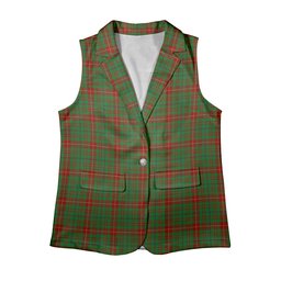 ScotsTee Shop Scottish Fulton SC Women's Tartan Sleeveless Blazer Suit Vest
