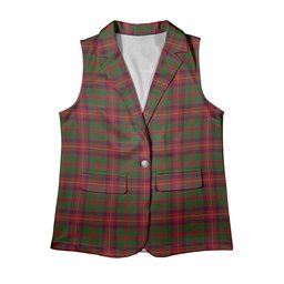 ScotsTee Shop Scottish Geddes Women's Tartan Sleeveless Blazer Suit Vest