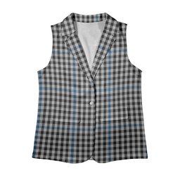 ScotsTee Shop Scottish Gladstanes Women's Tartan Sleeveless Blazer Suit Vest