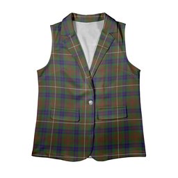 ScotsTee Shop Scottish Fraser Hunting 1 Women's Tartan Sleeveless Blazer Suit Vest