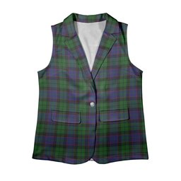 ScotsTee Shop Scottish Ferguson of Balquhidder Women's Tartan Sleeveless Blazer Suit Vest