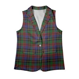 ScotsTee Shop Scottish Deas Women's Tartan Sleeveless Blazer Suit Vest