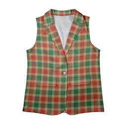 ScotsTee Shop Scottish Gibson Ancient Women's Tartan Sleeveless Blazer Suit Vest