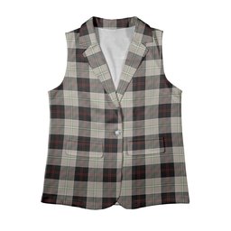 ScotsTee Shop Scottish Dunlop Hunting Modern Women's Tartan Sleeveless Blazer Suit Vest