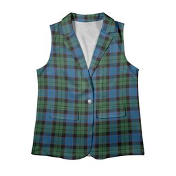 ScotsTee Shop Scottish Fergusson of Balquhidder Ancient Women's Tartan Sleeveless Blazer Suit Vest