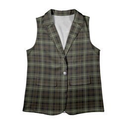 ScotsTee Shop Scottish Forbes of Druminnor Women's Tartan Sleeveless Blazer Suit Vest