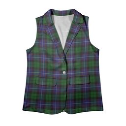 ScotsTee Shop Scottish Galbraith Women's Tartan Sleeveless Blazer Suit Vest