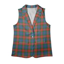 ScotsTee Shop Scottish Fraser of Lovat Ancient Women's Tartan Sleeveless Blazer Suit Vest