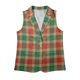ScotsTee Shop Scottish Gibbs Ancient Women's Tartan Sleeveless Blazer Suit Vest