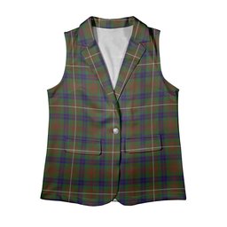 ScotsTee Shop Scottish Fraser Hunting Women's Tartan Sleeveless Blazer Suit Vest