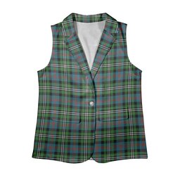 ScotsTee Shop Scottish Davidson Double Ancient Women's Tartan Sleeveless Blazer Suit Vest