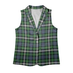 ScotsTee Shop Scottish Farquharson Dress Ancient Women's Tartan Sleeveless Blazer Suit Vest