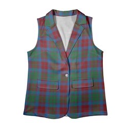 ScotsTee Shop Scottish Fraser of Altyre Ancient Women's Tartan Sleeveless Blazer Suit Vest