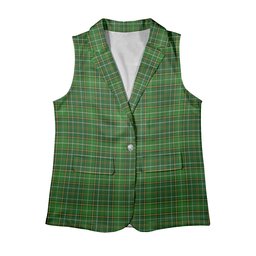 ScotsTee Shop Scottish Forrester Hunting Women's Tartan Sleeveless Blazer Suit Vest