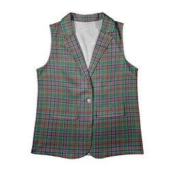 ScotsTee Shop Scottish Galbraith Old Ancient Women's Tartan Sleeveless Blazer Suit Vest