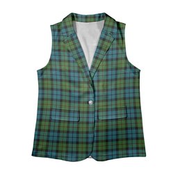ScotsTee Shop Scottish Dundas Ancient Women's Tartan Sleeveless Blazer Suit Vest