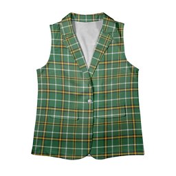 ScotsTee Shop Scottish Forrester Hunting Ancient Women's Tartan Sleeveless Blazer Suit Vest