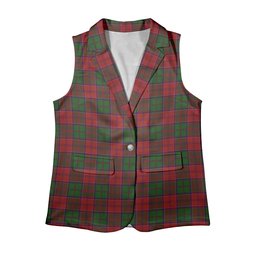 ScotsTee Shop Scottish Grant Women's Tartan Sleeveless Blazer Suit Vest