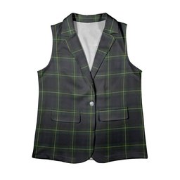ScotsTee Shop Scottish Gordon Old Women's Tartan Sleeveless Blazer Suit Vest