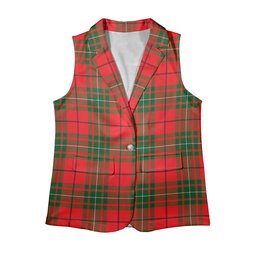ScotsTee Shop Scottish McAulay Modern Women's Tartan Sleeveless Blazer Suit Vest