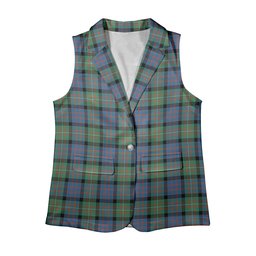 ScotsTee Shop Scottish McDonell Of Glengarry Ancient Women's Tartan Sleeveless Blazer Suit Vest