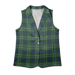 ScotsTee Shop Scottish Graden Women's Tartan Sleeveless Blazer Suit Vest