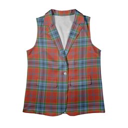ScotsTee Shop Scottish MacCreary Ancient Women's Tartan Sleeveless Blazer Suit Vest