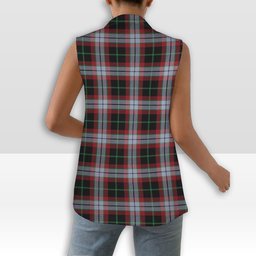 ScotsTee Shop Scottish Lindsay Hunting Ancient Women's Tartan Sleeveless Blazer Suit Vest
