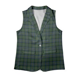 ScotsTee Shop Scottish Scott Hunting special Women's Tartan Sleeveless Blazer Suit Vest