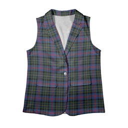 ScotsTee Shop Scottish MacCallum of Berwick Modern Women's Tartan Sleeveless Blazer Suit Vest