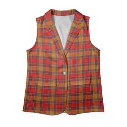 ScotsTee Shop Scottish Scrymgeour Modern Women's Tartan Sleeveless Blazer Suit Vest