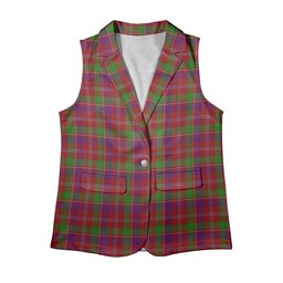 ScotsTee Shop Scottish Glenfinnan Women's Tartan Sleeveless Blazer Suit Vest