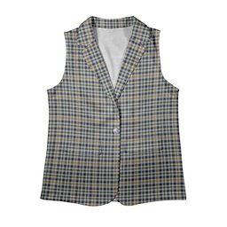 ScotsTee Shop Scottish Yamato International Women's Tartan Sleeveless Blazer Suit Vest