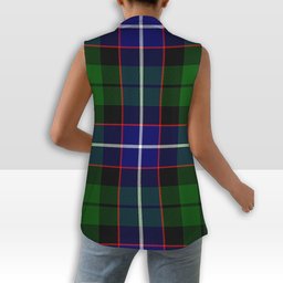 ScotsTee Shop Scottish Russell SC Women's Tartan Sleeveless Blazer Suit Vest
