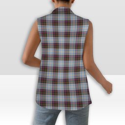 ScotsTee Shop Scottish MacDonald Dress 3 Women's Tartan Sleeveless Blazer Suit Vest