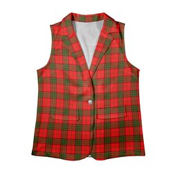 ScotsTee Shop Scottish Maxwell Modern Women's Tartan Sleeveless Blazer Suit Vest