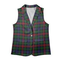 ScotsTee Shop Scottish Young Presidents Organisation Women's Tartan Sleeveless Blazer Suit Vest