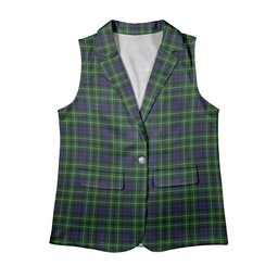 ScotsTee Shop Scottish Graham of Montrose Women's Tartan Sleeveless Blazer Suit Vest