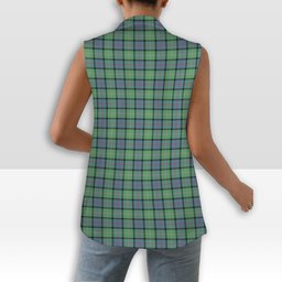 ScotsTee Shop Scottish MacThomas Ancient Women's Tartan Sleeveless Blazer Suit Vest