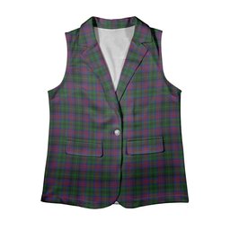 ScotsTee Shop Scottish McLachlan Hunting Women's Tartan Sleeveless Blazer Suit Vest
