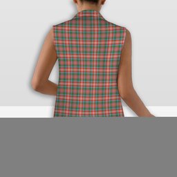ScotsTee Shop Scottish Ritchie Ancient Clan Women's Tartan Sleeveless Blazer Suit Vest